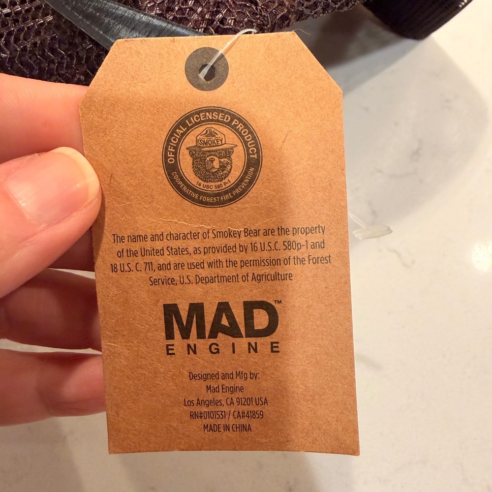 Smokey Bear NEW Trucker Hat Mesh Rope Snapback "Only You Can Prevent‎ Wildfires" - Picture 8 of 12